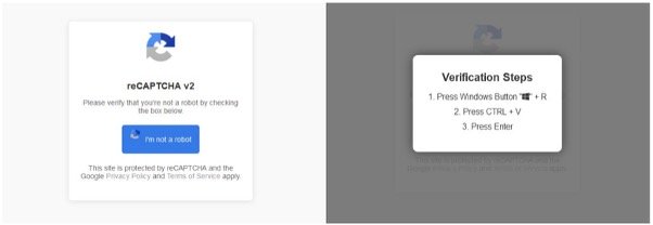 Robot olmadığınızı kanıtlamak için kötü amaçlı yazılım dağıtan ve giderek daha popüler bir vektör hâline gelen aldatıcı CAPTCHA doğrulama sayfalarına dikkat.