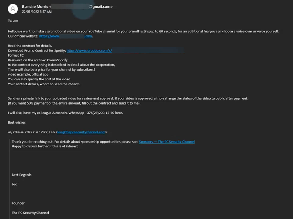 Picture1 - antivirus.com.tr by ESET Influencerlar, dolandırıcılık ve kötü amaçlı yazılım dağıtımı için erişim ve güven sağlayabilir. Dolandırıcılara karşı sağlam hesap koruması çok önemlidir.