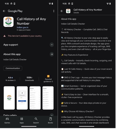 ESET araştırmacıları, Google Play'de "herhangi bir numara için" arama geçmişi sağladığını iddia eden CallPhantom adı verilen sahte uygulamaları ortaya çıkardı.