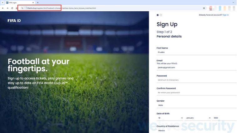 Picture10 - antivirus.com.tr by ESET Para ve kişisel verileri çalmak için resmî bilet ve ürün satışlarını taklit eden sahte FIFA Dünya Kupası temalı web sitelerine dikkat edin